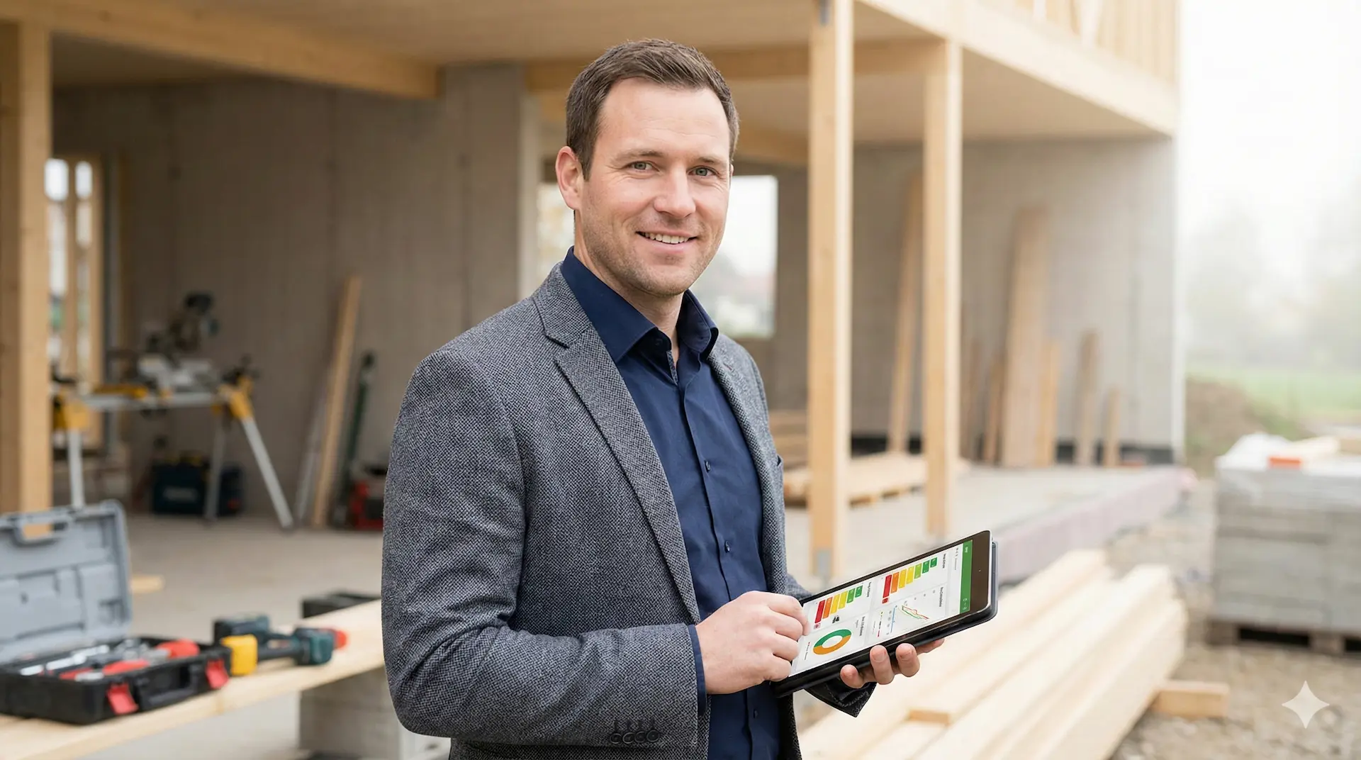 Zertifizierter Energie-Effizienz-Experte bei der Beratung